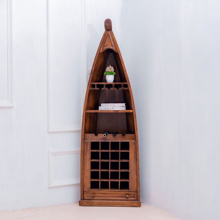Teak Corner Cabinet