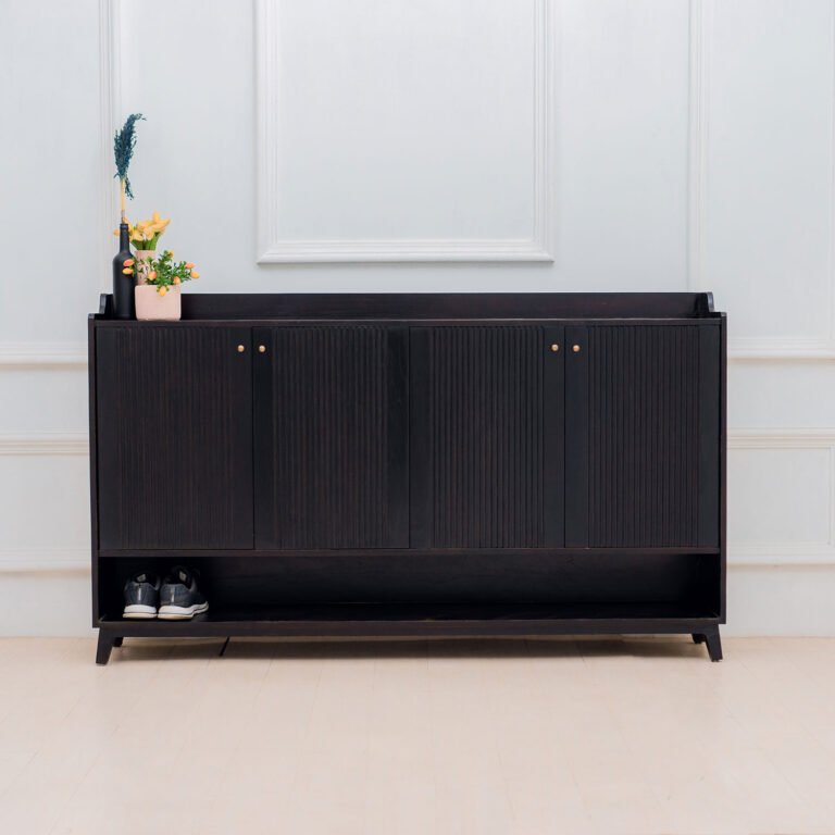 Teak Shoe Rack
