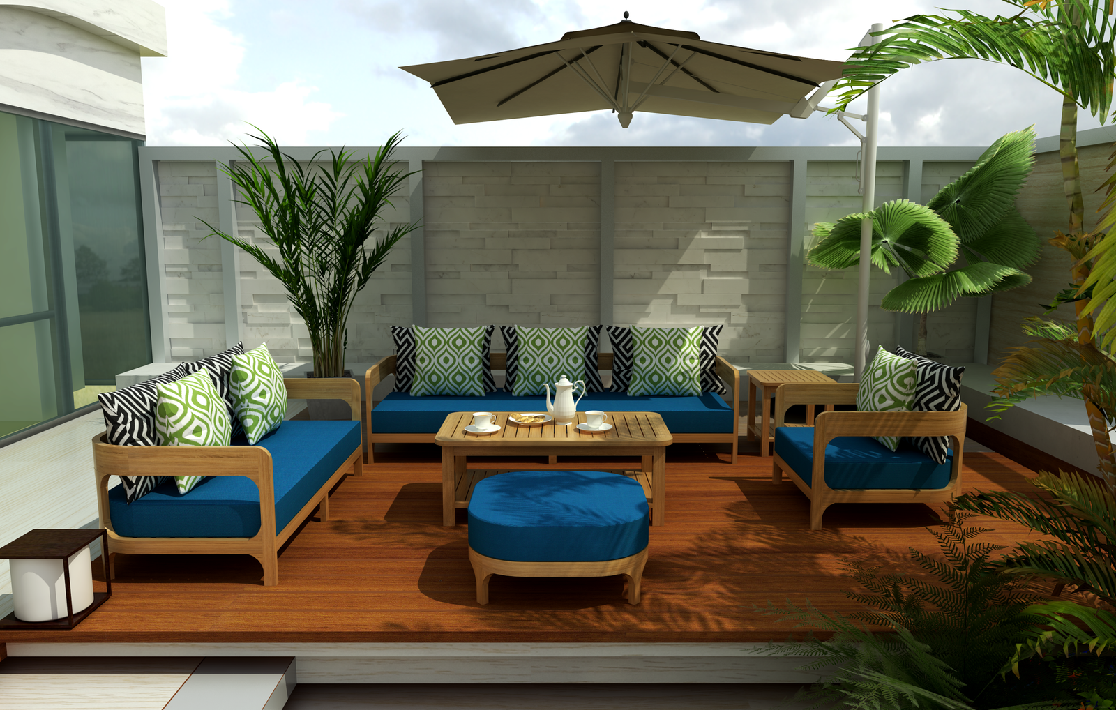 Outdoor Single Seater Lounge Chair - Image 5