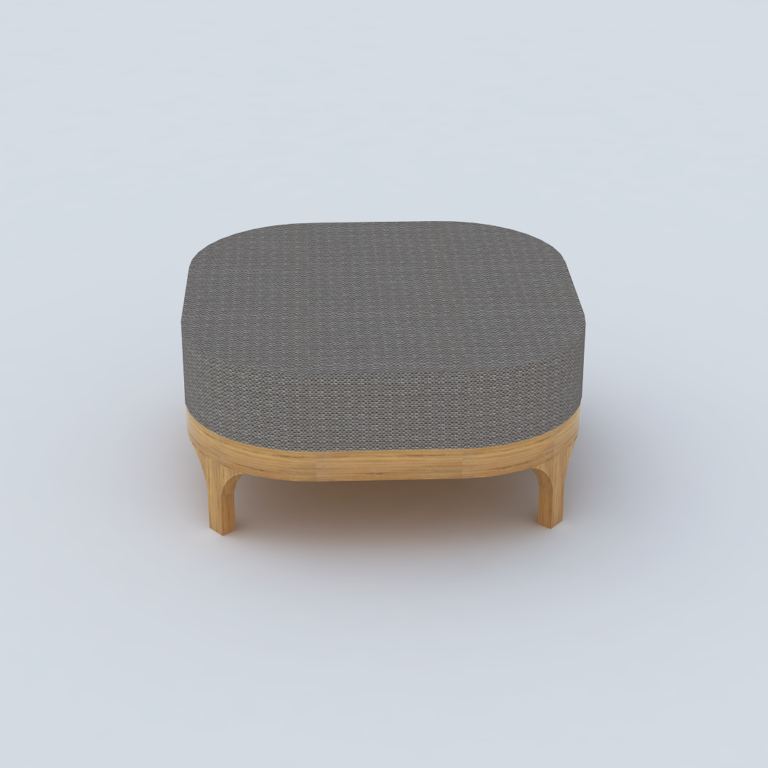Outdoor Teak Ottoman