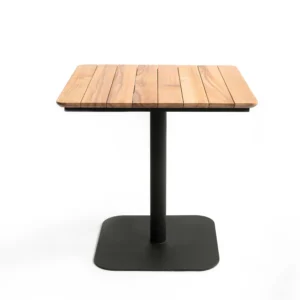 Teak & Metal Dining Table