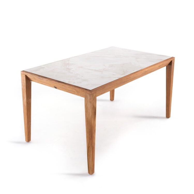 Solid Teak Wood Dining Table 160 cm
