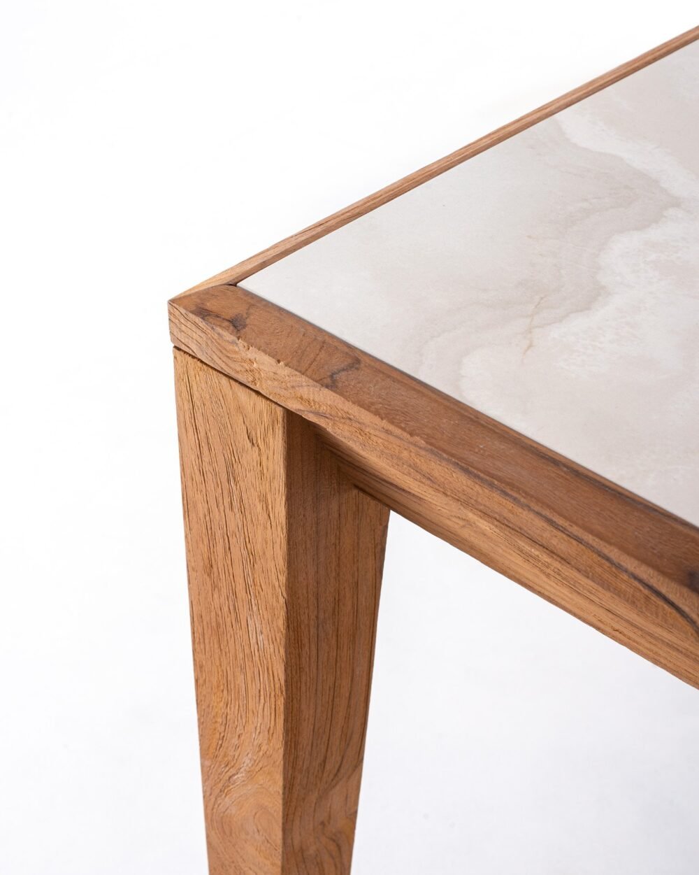 Solid Teak Wood Dining Table 160 cm - Image 5