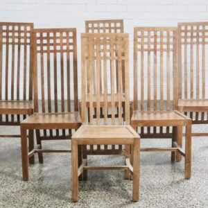 High Back Teak Dining Chair