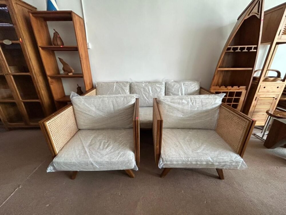 Rattan Sofa Set  3 + 1 + 1 - Image 4