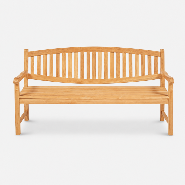Outdoor Teak Solid Wood Garden Bench 180cm