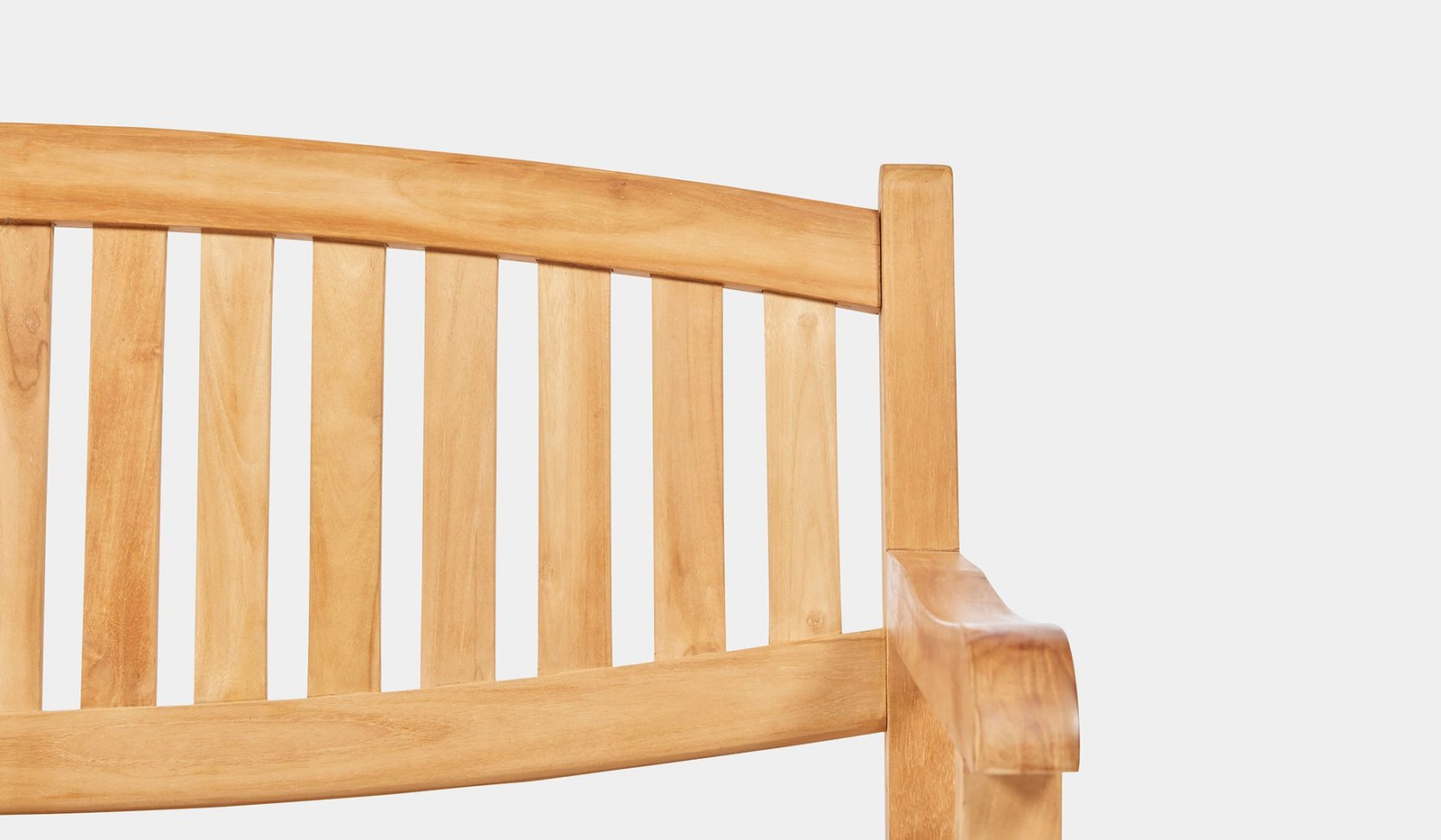 Solid Teak Outdoor Bench 180cm, Seats 3-4 - Image 5