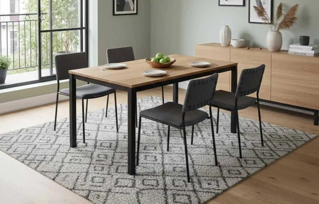 outdoor teak furniture indoors