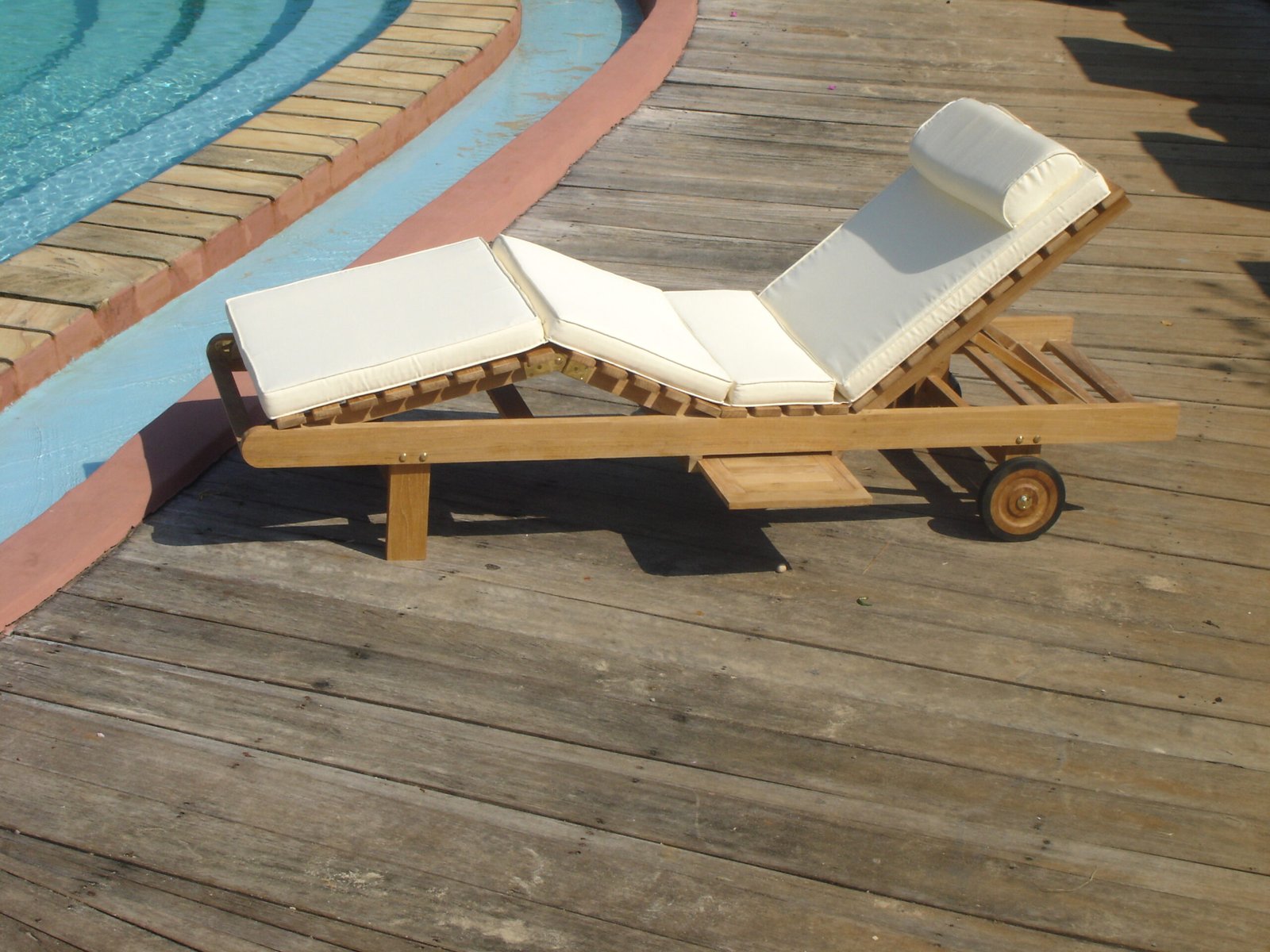 Teak Sun Lounger - Image 6